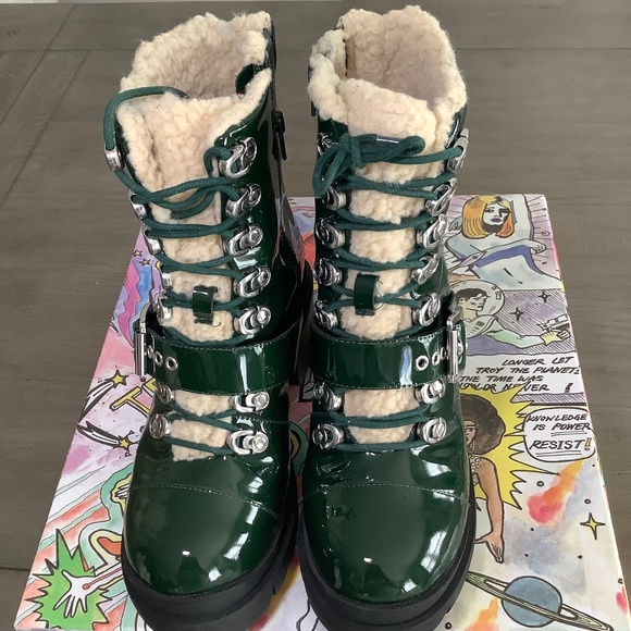 Jeffrey Campbell Checked Boots - 8 - Picture 3 of 7